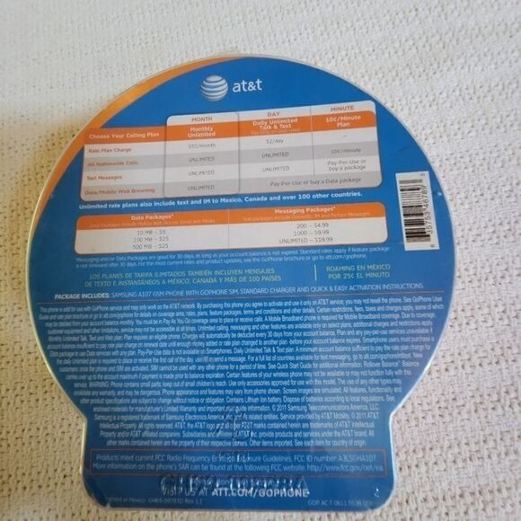 AT&T Samsung A107 Go Phone‎ Factory Sealed - Picture 3 of 7